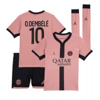 Camisa de time de futebol Paris Saint-Germain Ousmane Dembele #10 Replicas 3º Equipamento Infantil 2024-25 Manga Curta (+ Calças curtas)